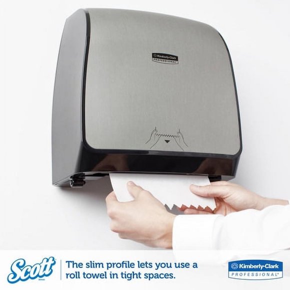 Scott Control Slimroll Hard Roll Paper Towels 8" x 580 ft - White - Absorbent - - Picture 4 of 7